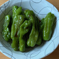 クックI4QG2G☆'s cooksnap of when they made ししとうの簡単レンチン.