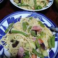 ひっこ's cooksnap of when they made ベーコンといんげんの和風パスタ.