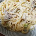クックプ～'s cooksnap of when they made アスパラしめじベーコンクリームパスタ.