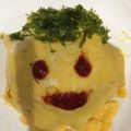 かなた！'s cooksnap of when they made 炊飯器で簡単！卵焼くだけオムライス！.