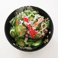 ☆雪矢☆'s cooksnap of when they made 胡瓜とかにかまの酢の物.