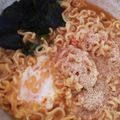 わかポン☆'s cooksnap of when they made おひとりさまの辛ラーメンで担担麺風.