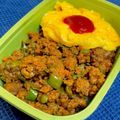 やよい・M's cooksnap of when they made 10分弁当★オムドライカレー弁当.