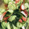 ぶたぶた☆こぶた's cooksnap of when they made カンタン酢で、胡瓜とタコとワカメの酢の物.
