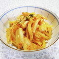 ＠迷子＠'s cooksnap of when they made じゃがキムチの卵とじ.
