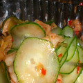 シューひろちゃん's cooksnap of when they made ★１分でできちゃう★きゅうりキムチ和え★.