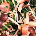 chulita5's cooksnap of when they made ほうれん草と舞茸とウインナーの中華炒め.