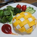 Ａ１５１＝監督's cooksnap of when they made あみあみオムライス.