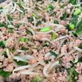 マダム・ズボラーヌ's cooksnap of when they made 簡単おかず:ひき肉とニラもやし炒め.