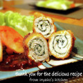 inyako's cooksnap of when they made ササミのくるくるしそ巻きフライ.