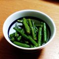 チコリママ's cooksnap of when they made 十六ささげの生姜醤油和え.