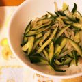 ☆ichika＊☆'s cooksnap of when they made キュウリともやしのナムル.