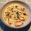神風＊'s cooksnap of when they made ♛ほうれん草と鮭のクリーム煮♛.