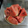 ebipeco's cooksnap of when they made 端まで甘～く食べやすい！スイカの切り方☆.