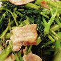 ひめ姉様's cooksnap of when they made 空芯菜と豚肉☆オイスターソース炒め.