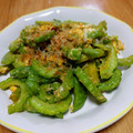 クックJOEさん's cooksnap of when they made ゴーヤとたまごの炒めもの.