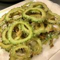 アリエちゃん's cooksnap of when they made 少量油でＯＫ!ゴーヤチップス.