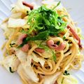 kose's cooksnap of when they made 塩辛イカ焼きそば.