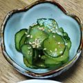 和☆2049's cooksnap of when they made きゅうりキムチナムル오이무침.