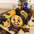 とこきち's cooksnap of when they made 機関車トーマス☆パーシーケーキ♪.