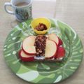 FaithAloha's cooksnap of when they made サワークリームとメープルシロップトースト.
