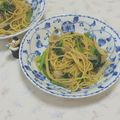みかかめ's cooksnap of when they made こくうま！小松菜とツナの和風パスタ.