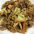 ☆えりんこ☆★'s cooksnap of when they made 焼きそば風なソースご飯.
