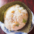 おーぶんおーぶん's cooksnap of when they made 半熟味たま爆弾おにぎり～たぬきしらす編～.