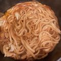 竹富島で会いましょう's cooksnap of when they made B１グランプリ　おうちでホルモンうどん♪.