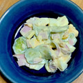 ピョンちゃん★'s cooksnap of when they made きゅうりとゆで卵のサラダ.