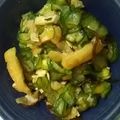 aizu_po's cooksnap of when they made ☆きゅうり・油揚げ・塩昆布の酢の物☆.