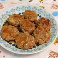 赤い電話's cooksnap of when they made 鶏ひき肉と紅しょうがのつくね.