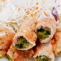 hotchick's cooksnap of when they made 豚ロースのほうれん草とチーズの肉巻き.