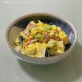 キンプリ's cooksnap of when they made 枝豆入り☆かぼちゃとソーセージのサラダ.