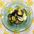 チェックのミニくま's cooksnap of when they made 簡単♫ズッキーニなすツナ塩昆布あえ.