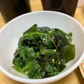 granmaria's cooksnap of when they made 3分で腸活にも◎ワカメとモロヘイヤの和え.