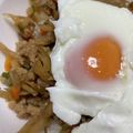 たべたべこ's cooksnap of when they made ☆甘辛ひき肉丼☆.