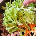 大阪のちゃーちゃん's cooksnap of when they made パパッと♪牛肉と水菜のシャキうま炒め煮.