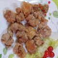 とみぃ11's cooksnap of when they made ぷりぷりジューシー！鶏もも肉のり塩唐揚げ.