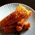 のん♪たか's cooksnap of when they made 切り方がポイント！簡単焼きとうもろこし.