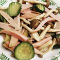 みぽぴぽ's cooksnap of when they made ☺ズッキーニと魚肉ソーセージのぽん酢炒め.