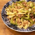 megs156's cooksnap of when they made ゴーヤとニラのひき肉みそ炒め.