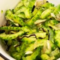 ♪ミチル♪'s cooksnap of when they made ゴーヤとみょうがの塩こぶ和え.