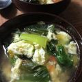 宮田小豆's cooksnap of when they made チンゲン菜とトマトの卵スープ.
