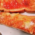 こずっぺ's cooksnap of when they made 普通にジャムバタートースト！.