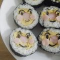 3姉妹ちゃんママ's cooksnap of when they made ☆アンパンマンの巻き寿司☆.