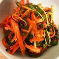 ほしちゃろ's cooksnap of when they made 人参と水菜のシャキシャキきんぴら☆.