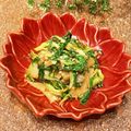 なつき☆ミ's cooksnap of when they made 【減塩】セロリの葉で☆おかかマヨ炒め.