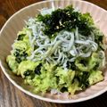 ☆さぶ☆☆'s cooksnap of when they made 韓国海苔入り！アボマヨしらす丼.