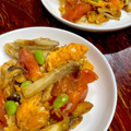 ルぴあ's cooksnap of when they made トマトと卵の炒め物.
